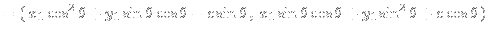 $\displaystyle = ( x_1 \cos^2 \theta + y_1 \sin \theta \cos \theta - c \sin \theta , x_1 \sin \theta \cos \theta + y_1 \sin^2 \theta + c \cos \theta )$